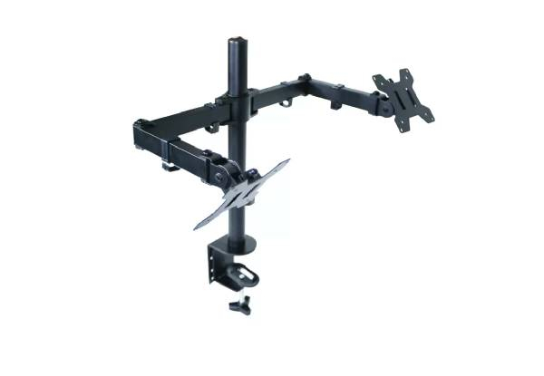 Adjustable 12-26" Dual Monitor Desk Stand
