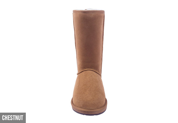 Auzland Unisex 'Chase' Classic Australian Sheepskin Tall UGG Boots - Four Colours Available