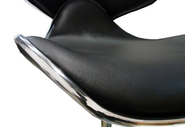 $109 for a Set of Two Hydraulic Bar Stools or $209 for Four - Available in Three Colours