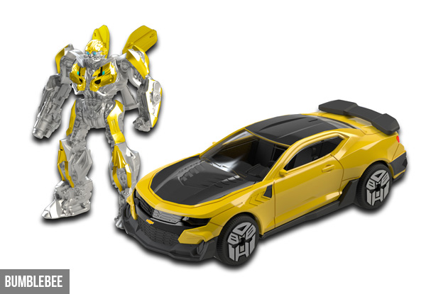 Transformers Vehicle & Robot Toy Pack - Options for Bumblebee, Optimus Prime, or Hot Rod Pack