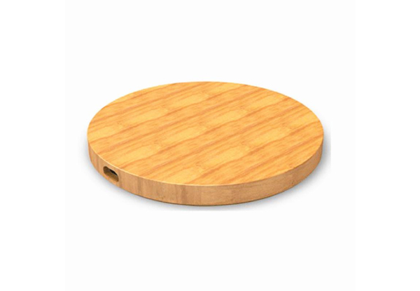 Bamboo Wooden Wireless Charging Pad Compatible with iPhone - Available in Four Options