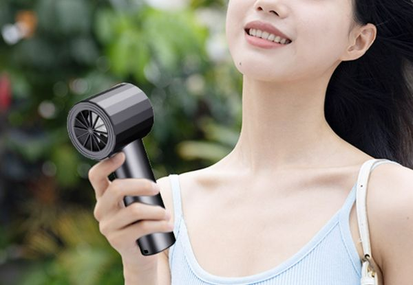 Portable Handheld Turbo Fan - Available in Six Styles & Options for Two-Piece