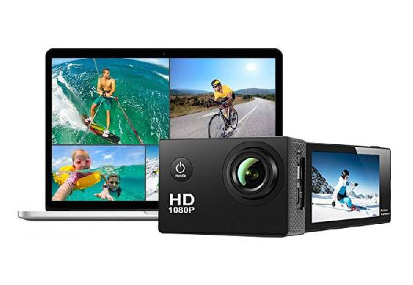 Extreme Sports+ Full HD Action Camera - Black