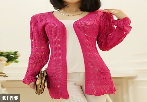 One-Size Ladies Cardigan - Six Colours Available