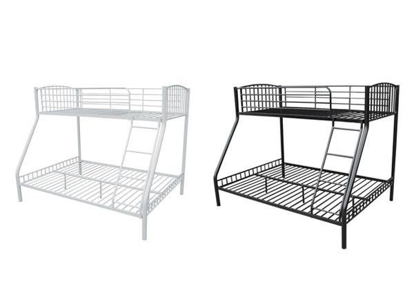 Metal Triple Bunk Bed - Two Colours Available