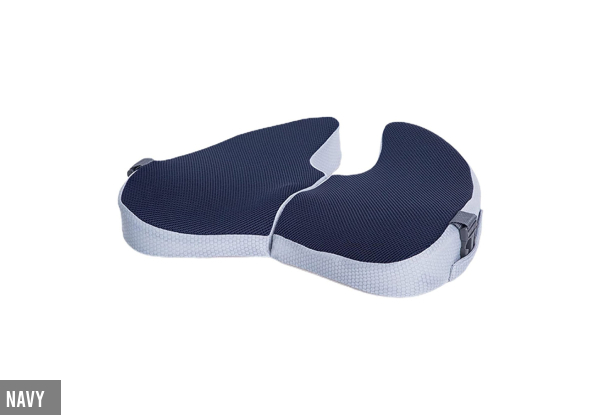 Foldable Memory Seat Cushion - Three Colours Available