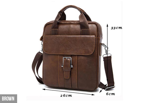 Genuine Leather Shoulder Bag - Two Colours Available