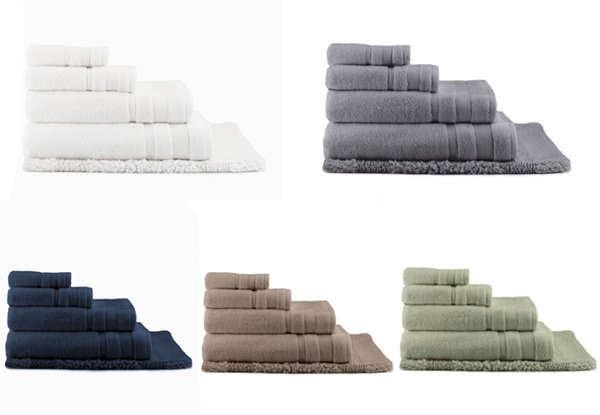 Canningvale Amalfitana Seven Piece Towel Set - Five Colours Available with Free Delivery