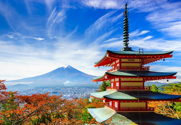 Per-Person Twin-Share for a 10-Day Charms of Japan Tour incl. International Flights, Transport, Four-Star Accommodation, Admission Fees, Activities & English-Speaking Guide - Option for Low or High Season