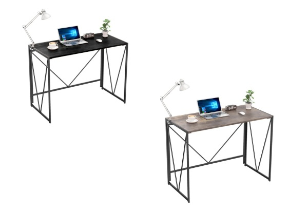 Folding Computer Desk - Two Colours Available