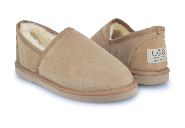 Ugg Australian-Made Water-Resistant Essentials Full Bind Unisex Sheepskin Slippers - Available in Three Colours & Eight Sizes