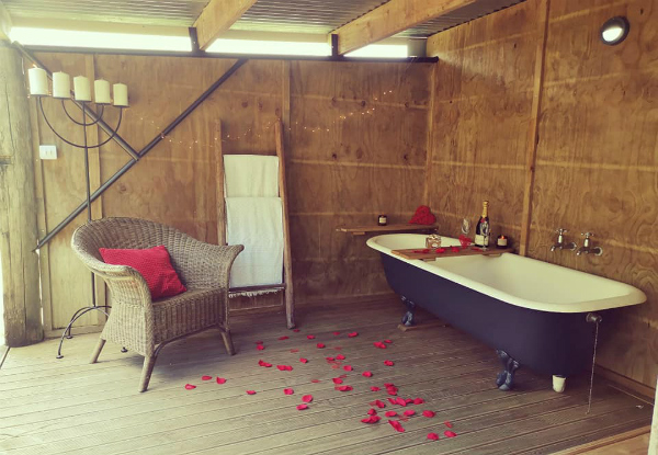 One-Night Romantic Getaway for Two People for a Midweek Stay incl. Bubbles on Arrival, Wild Flowers, Chocolates & One Breakfast - Options for Two Nights, Weekend Stays, or for Four People Available