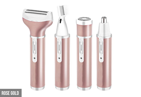 Four-in-One Women's Trimmer - Two Colours Available with Free Delivery
