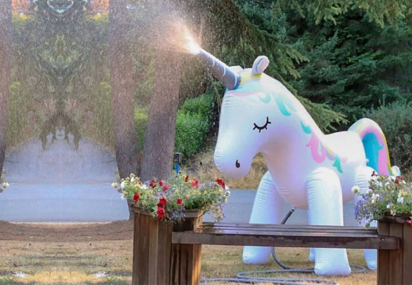 Inflatable Unicorn Water Sprinkler Toy - Two Styles Available