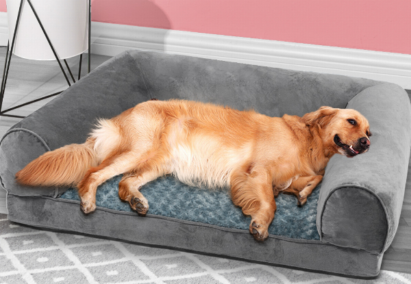 Pawz Pet Warm Bed Sofa  - Available in Two Colours, Four Sizes & Option for Extra Cover