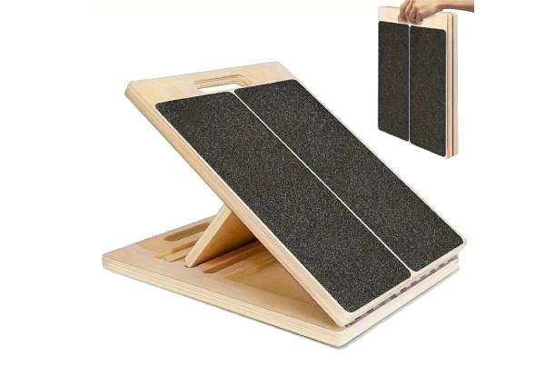 Adjustable Wooden Slant Board for Calf Stretching
