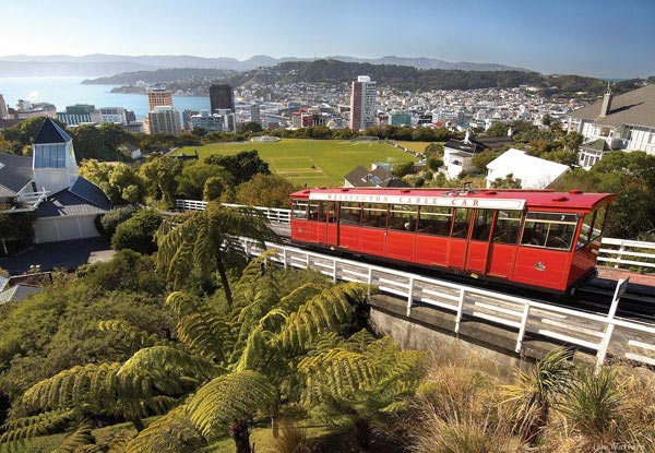 Per-Person, Twin-Share Northern Explorer Fly/Stay/Rail Package incl. One-Way Flight, Two-Night Stay in Wellington & One-Way Rail Adventure