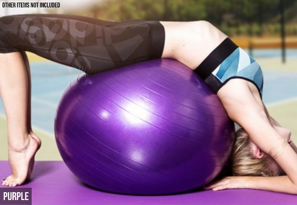 Balancing Stability Ball - Three Sizes & Four Colours Available with Free Delivery