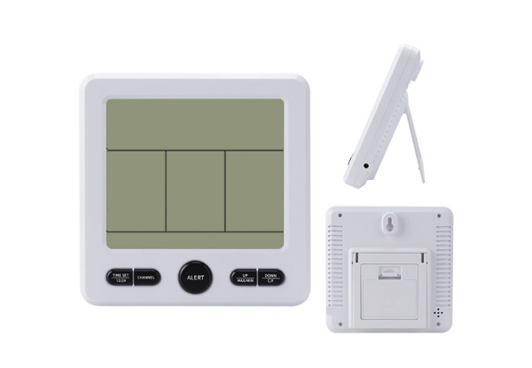 Digital Thermometer with Three Remote Sensors - Two Colours Available