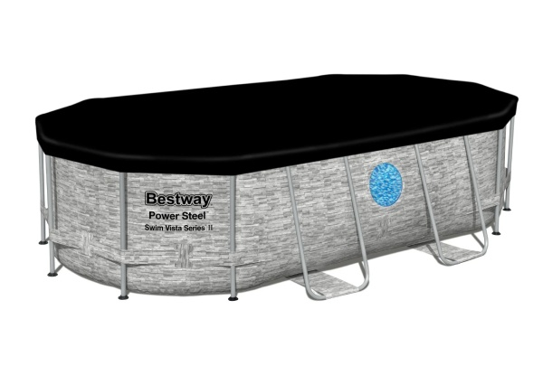 4.27m Bestway Vista Series 2 Power Steel Oval Pool