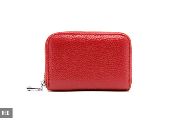 Genuine Leather Card Holder - Six Colours Available