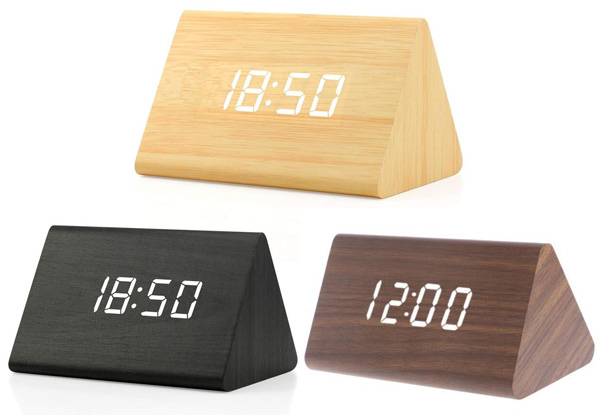 LED Alarm Clock - Three Colours Available with Free Metro Delivery