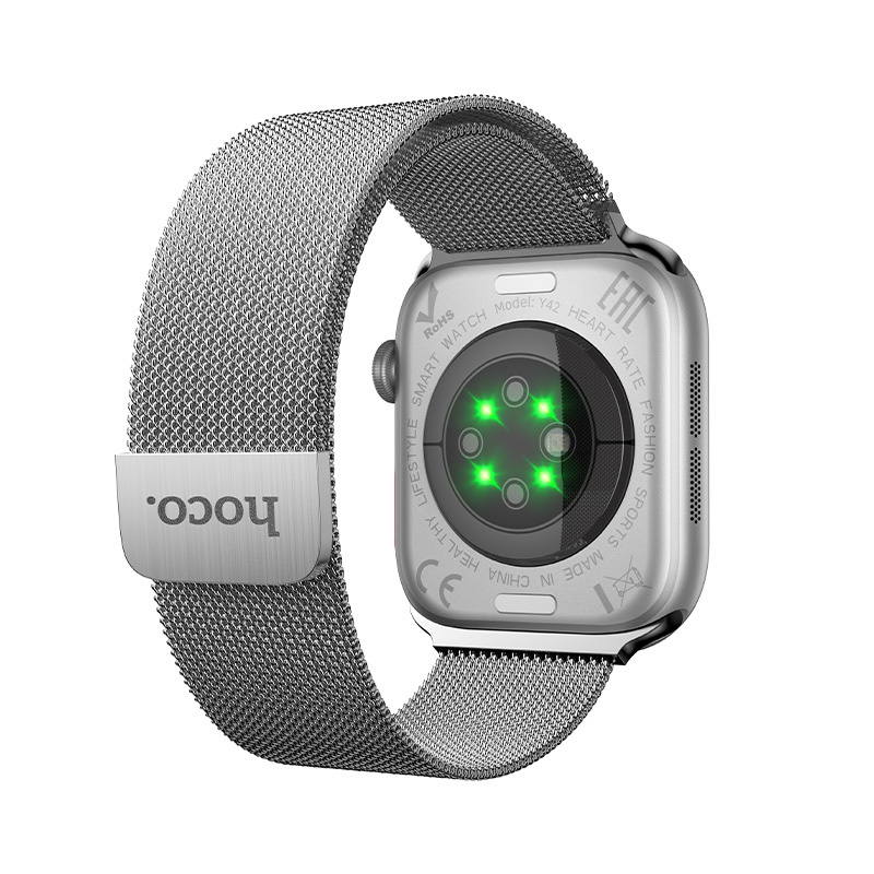Nexus Pulse IPX6 Waterproof Smartwatch iOS Android Silver