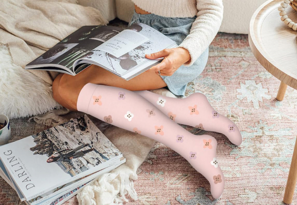 Women's Compression Socks - Available in Two Styles & Two Sizes