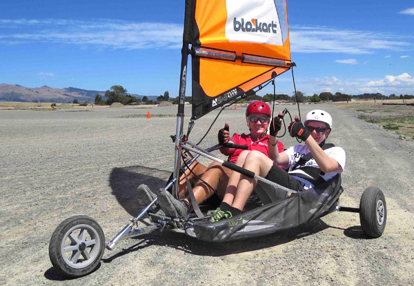 30 Minutes of Blokart Landsailing - Options for up to Five People