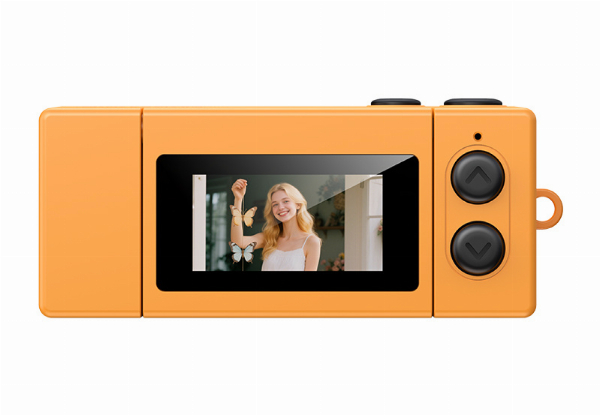 Retro HD 12MP Vintage Mini Digital Camera Orange