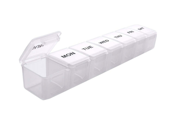 Two-Pack Weekly Pill Organiser - Available in Two Colours