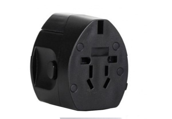 Universal Power Adaptor incl. USB Sockets - Two Colours Available with Free Delivery