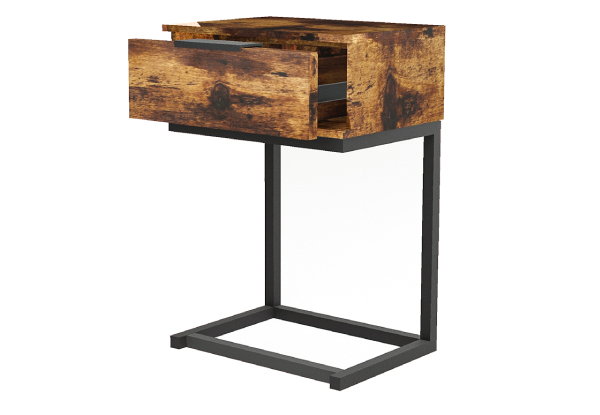 Levede Wood Side End Table