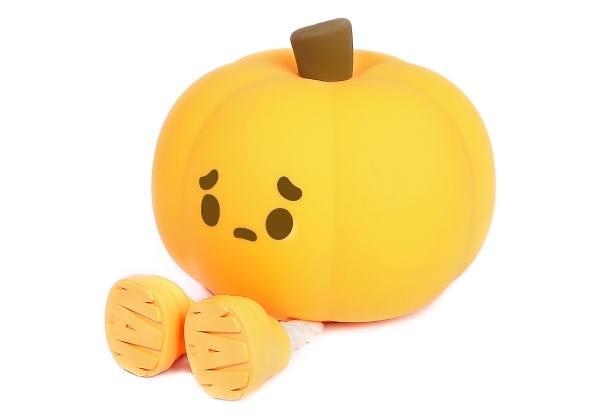 Cute Silicone Pumpkin Night Light - Option for Two-Pack