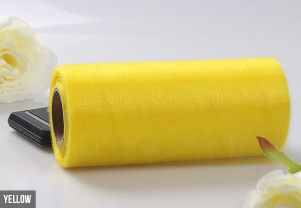 Shimmer Organza Roll - Five Colours Available