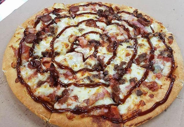 $15 for One Large Pizza & Two Sides or  $18 for Any Two Large Pizzas (value up to $28)
