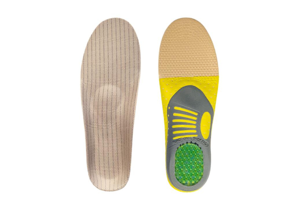 Orthotic Gel Insoles - Two Sizes Available