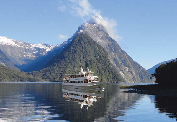 Per-Person, Twin-Share Three-Night Queenstown & Milford Sound Cruise & Tour Package incl. Return Flight & Accommodation - Options for Departure from Christchurch, Wellington or Auckland
