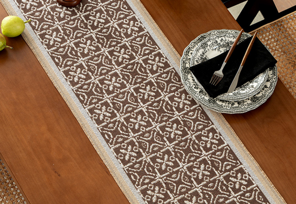 Boho Linen Braided Table Runner - Available in Two Colours & Four Sizes
