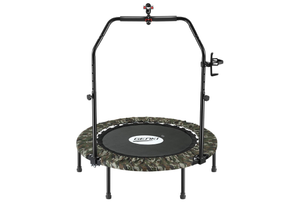 Genki 40 Inch Foldable Mini Exercise Trampoline Camouflage - Option for 48 Inch