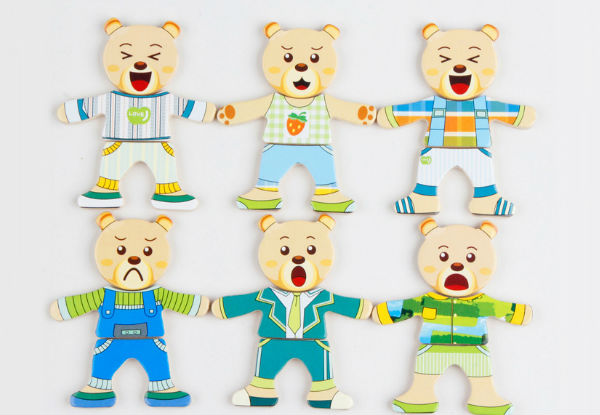 Seven-Piece Bear Family Play Set