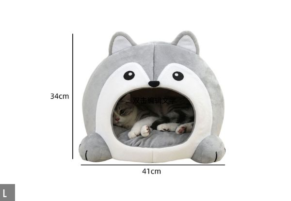 Grey Pet Basket Bed - Two Sizes Available