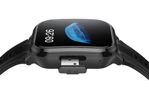 Nexus Kids Black Smart Watch 4G with GPS, Video Call, Parental Control & IPX7