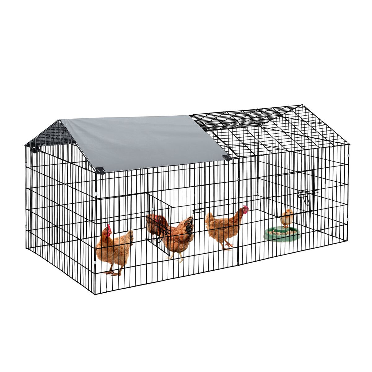 Metal Chicken Coop Run - Two Sizes Available