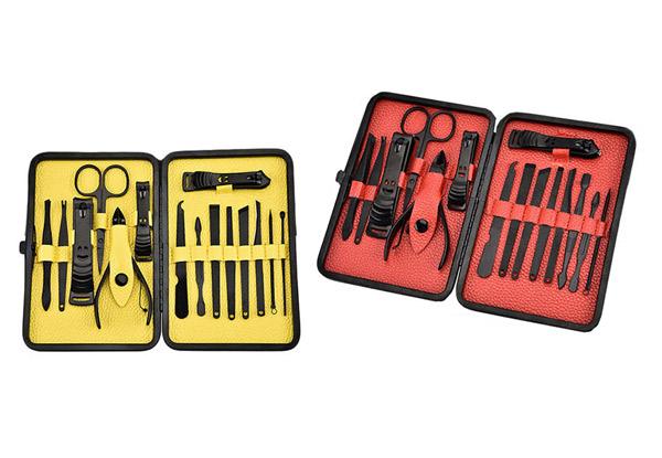 14-Piece Personal Grooming Kit - Two Colours & Option for Two Available