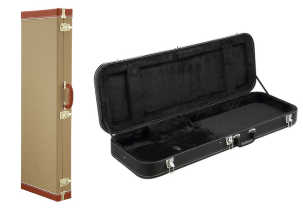 39-Inch Melodic Electric Guitar Case with Latch - Available in Two Colours & Two Styles