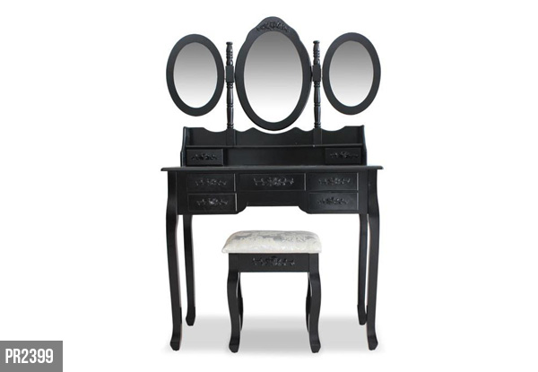 Dressing Table with Stool - Five Styles Available