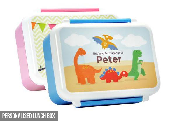 Kid's Personalised Drink Bottle or Lunchbox