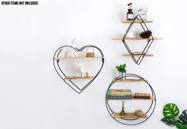 Home Decor Wall Shelf - Three Designs Available & Option for Two