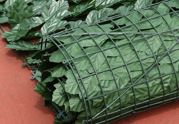 Artificial Ivy Leaf Fence Screen - Three Styles Available & Option for Two-Pack